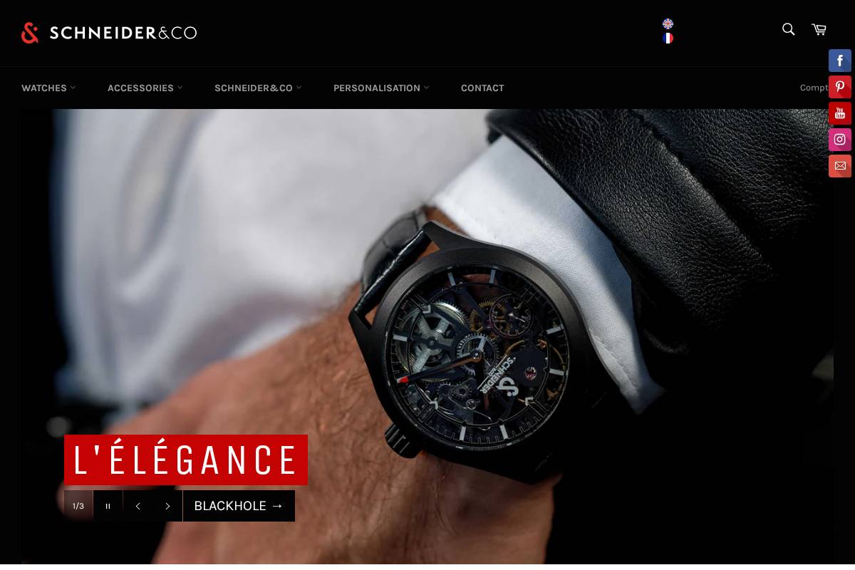 schneiderandco.ch homepage screenshot