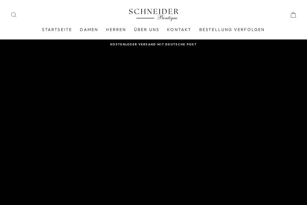 Schneiderboutique homepage screenshot
