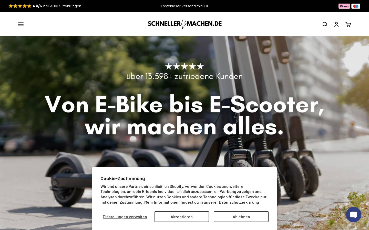 SchnellerMachen homepage screenshot