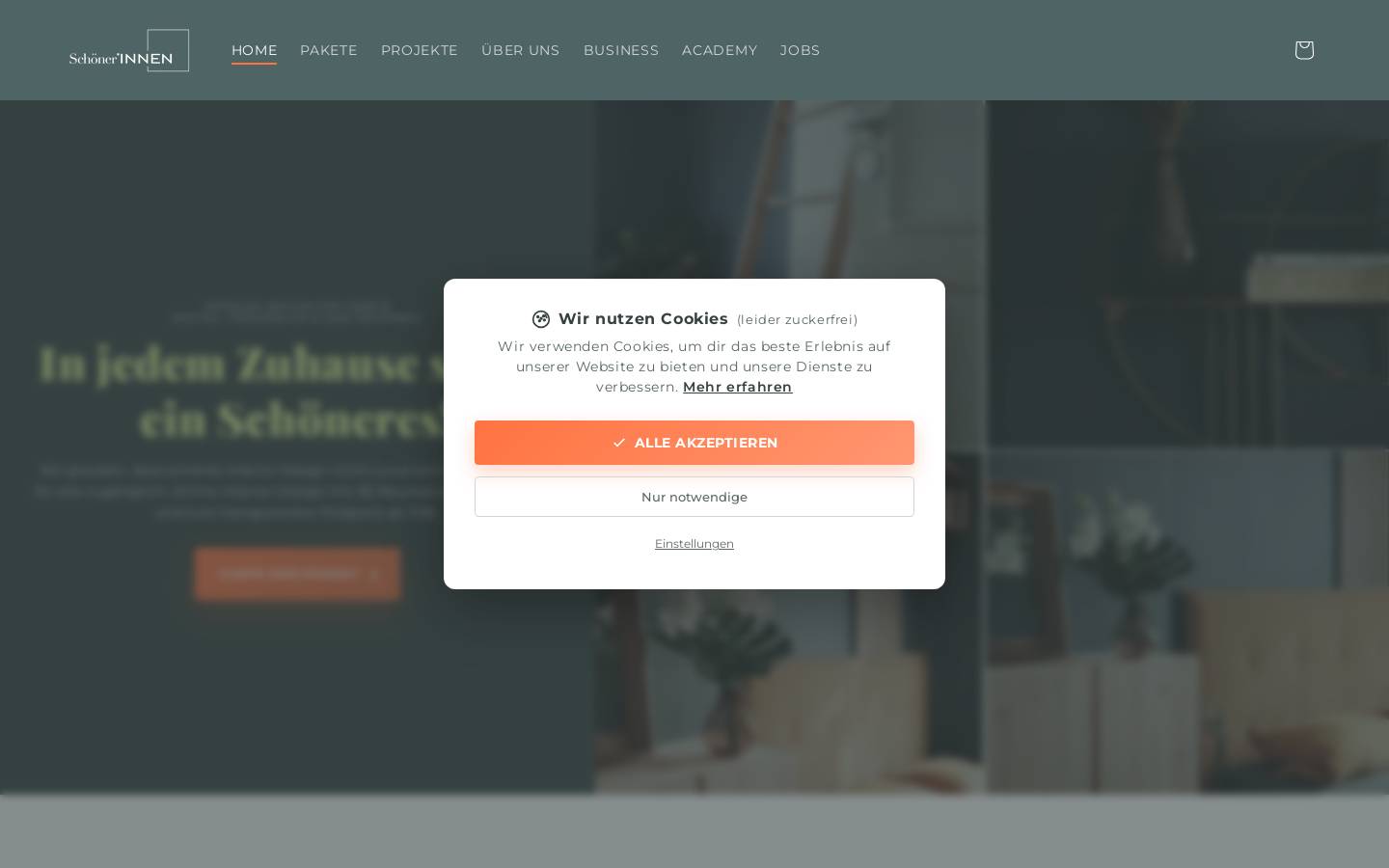 Schoener Innen homepage screenshot