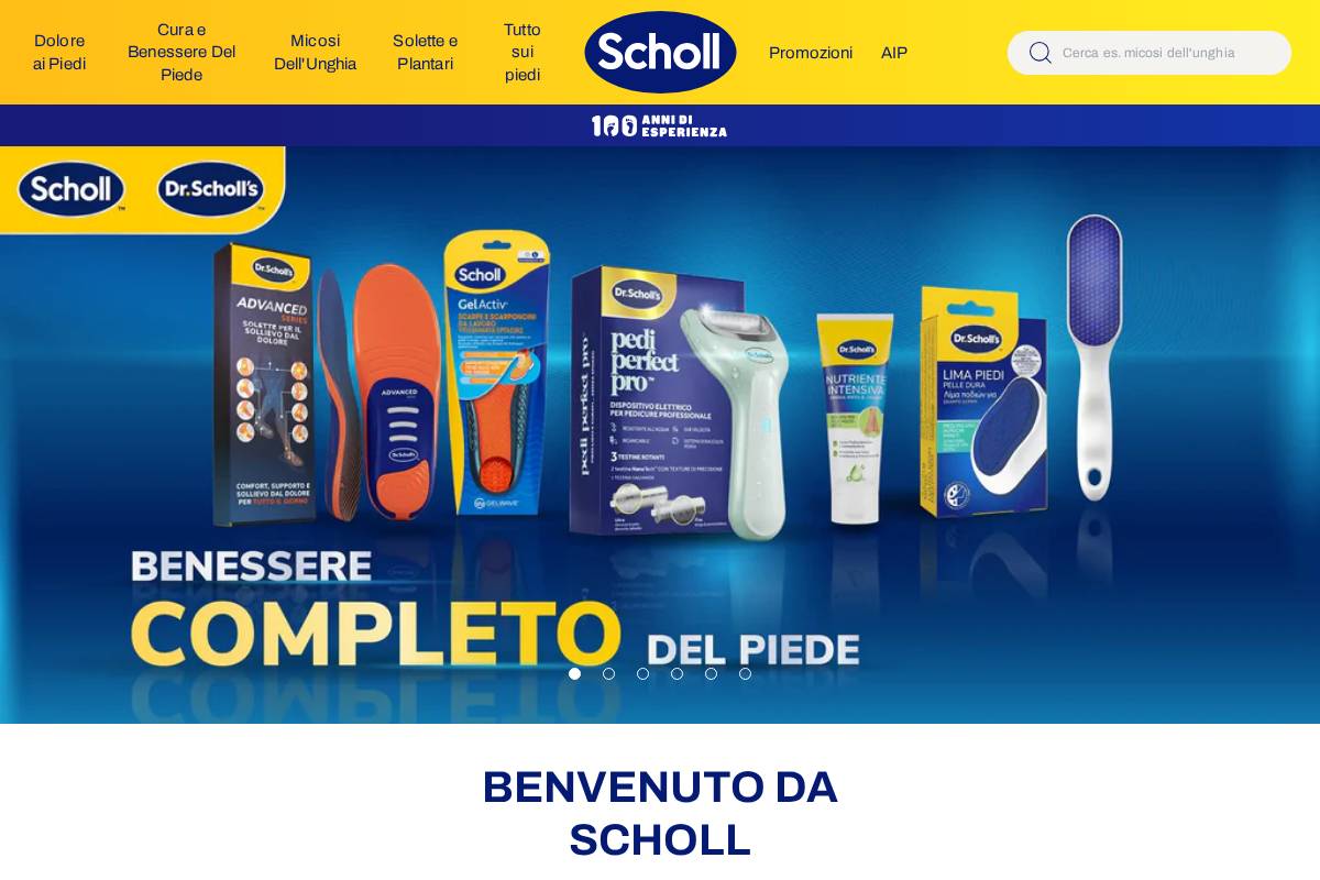 scholl.it homepage screenshot