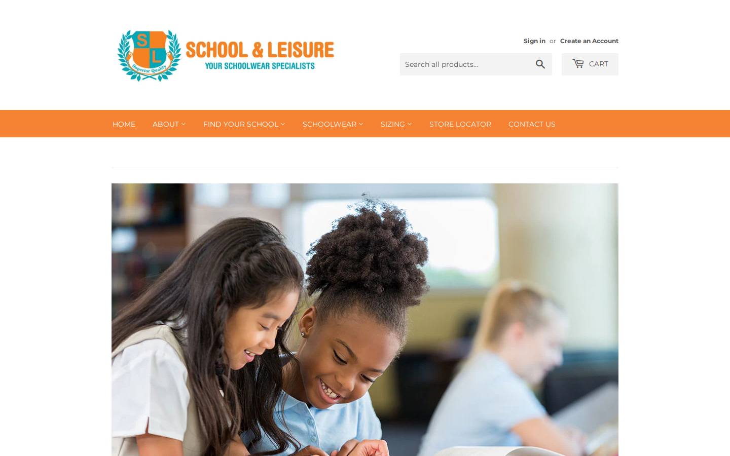 schoolandleisure.co.za homepage screenshot