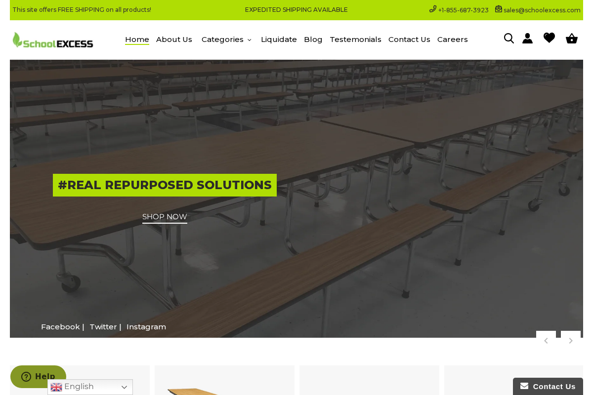 School Excess homepage screenshot