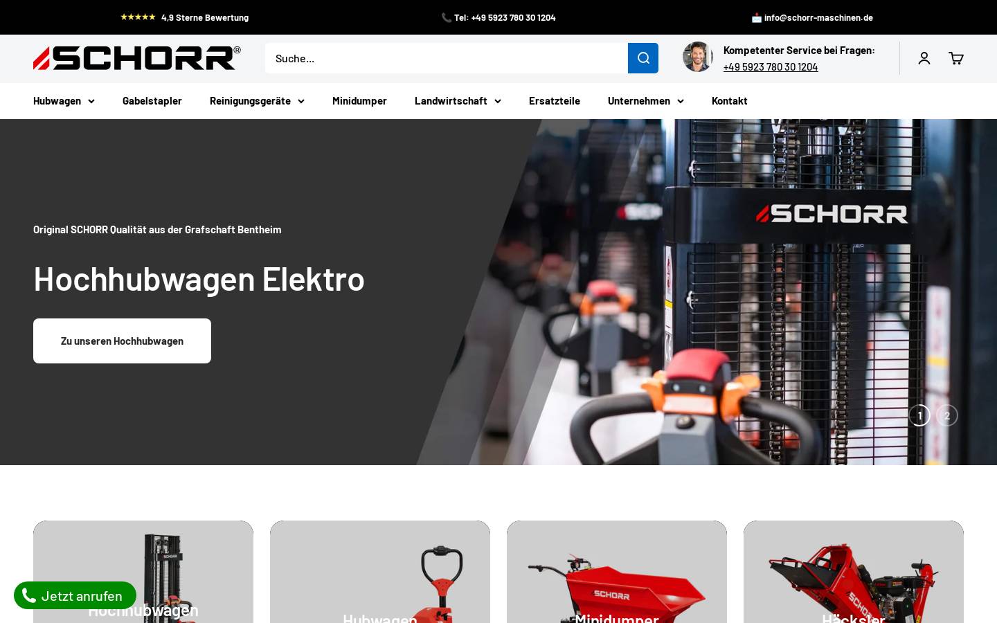 JBS Technik GmbH homepage screenshot