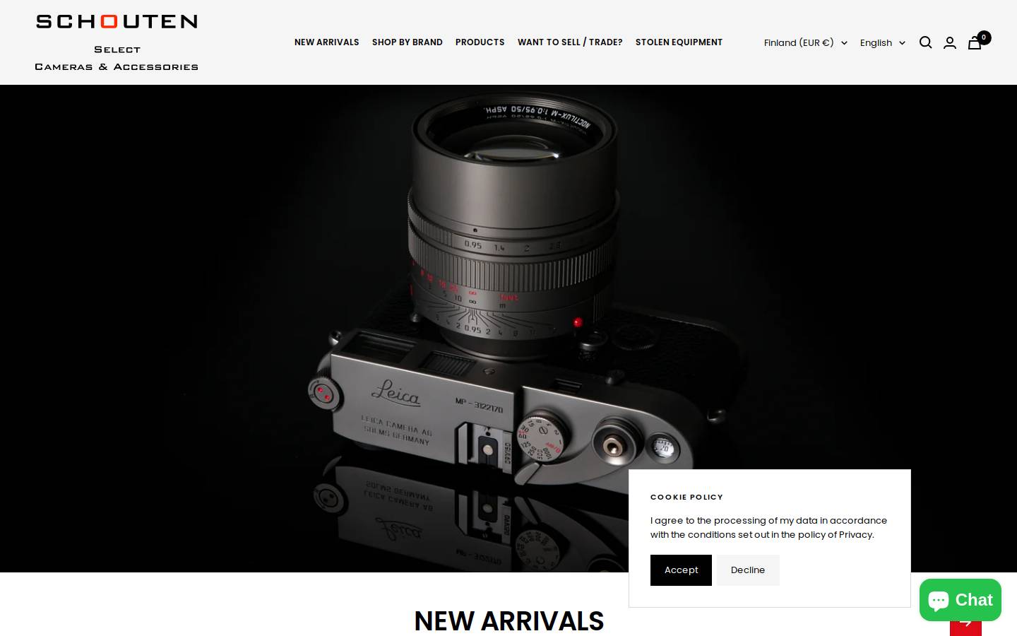 schouten-select.eu homepage screenshot
