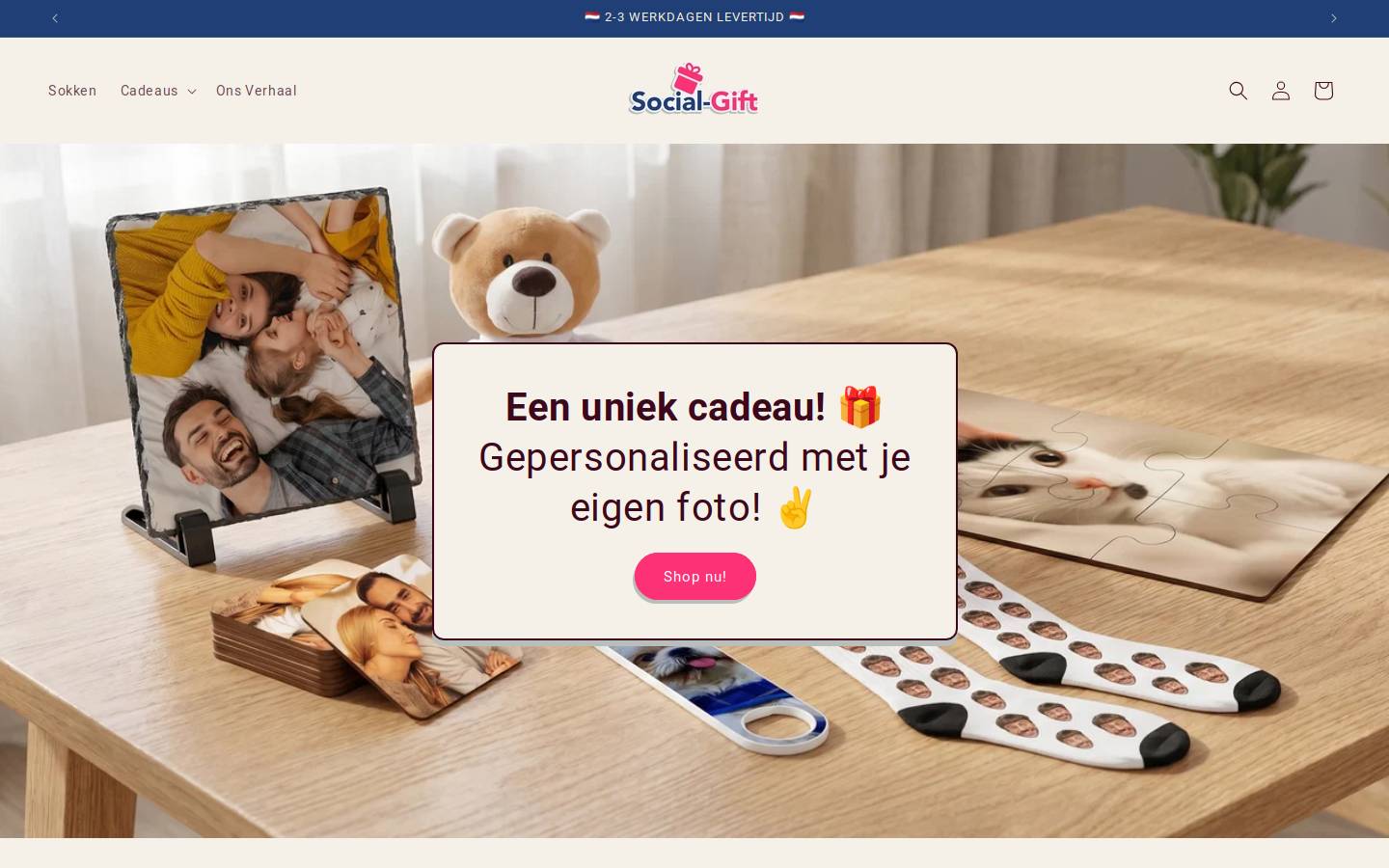 schuurmansokken.nl homepage screenshot
