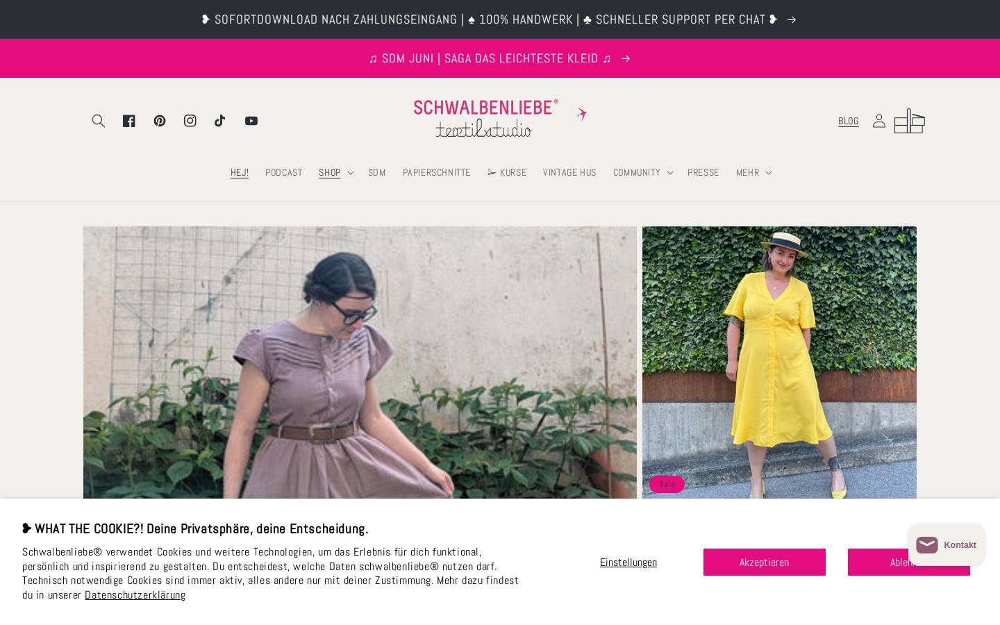 schwalbenliebe.net homepage screenshot