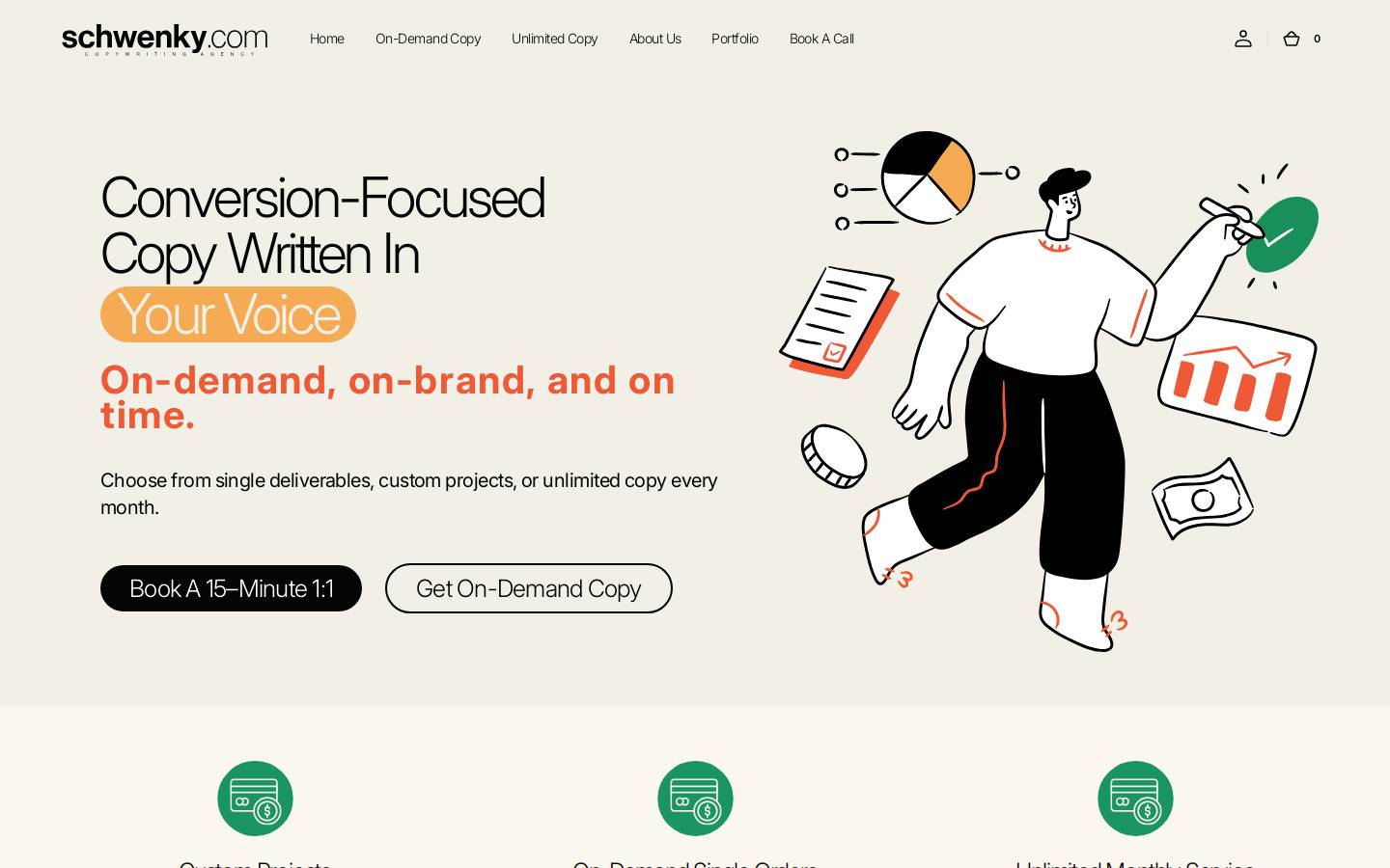 schwenky.com homepage screenshot