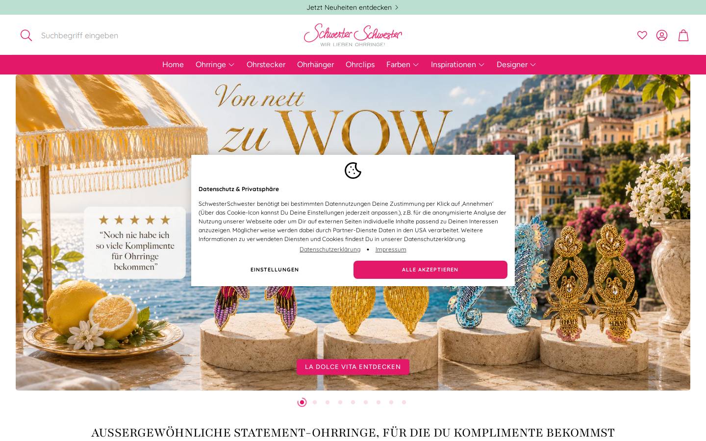 schwester-schwester.de homepage screenshot