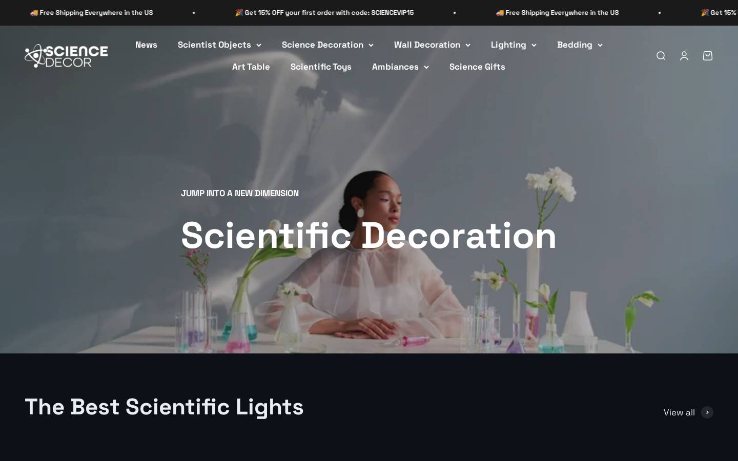 science-decor.com homepage screenshot