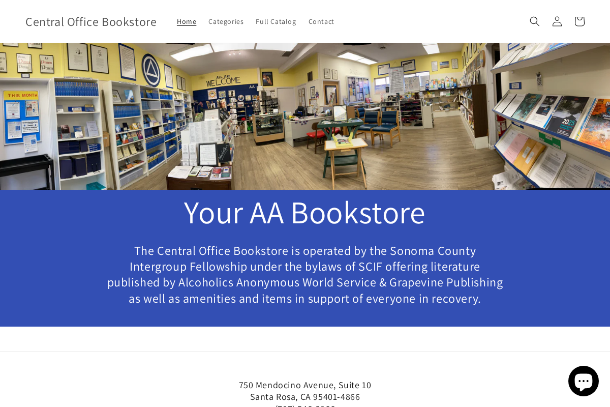 scifbookstore.com homepage screenshot