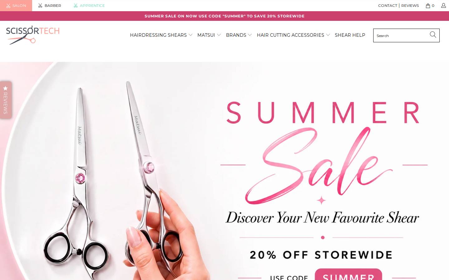 scissortec.com homepage screenshot