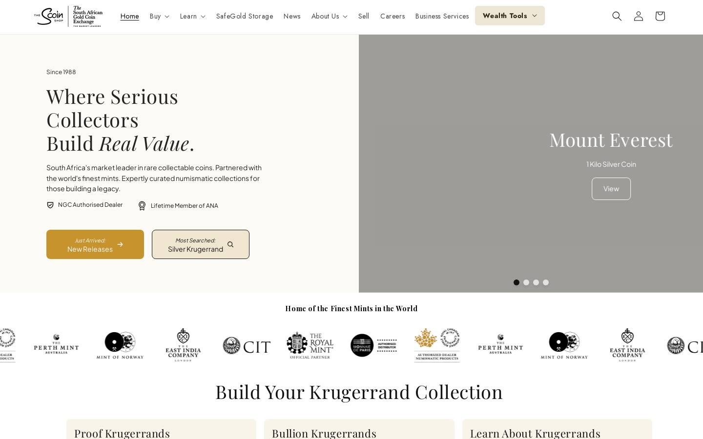 scoinshop.com homepage screenshot
