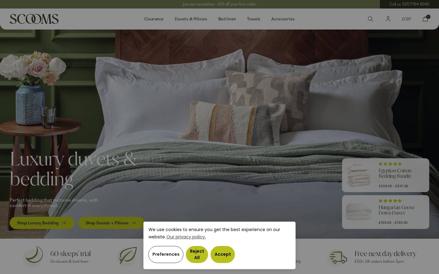 scoomz.net homepage screenshot