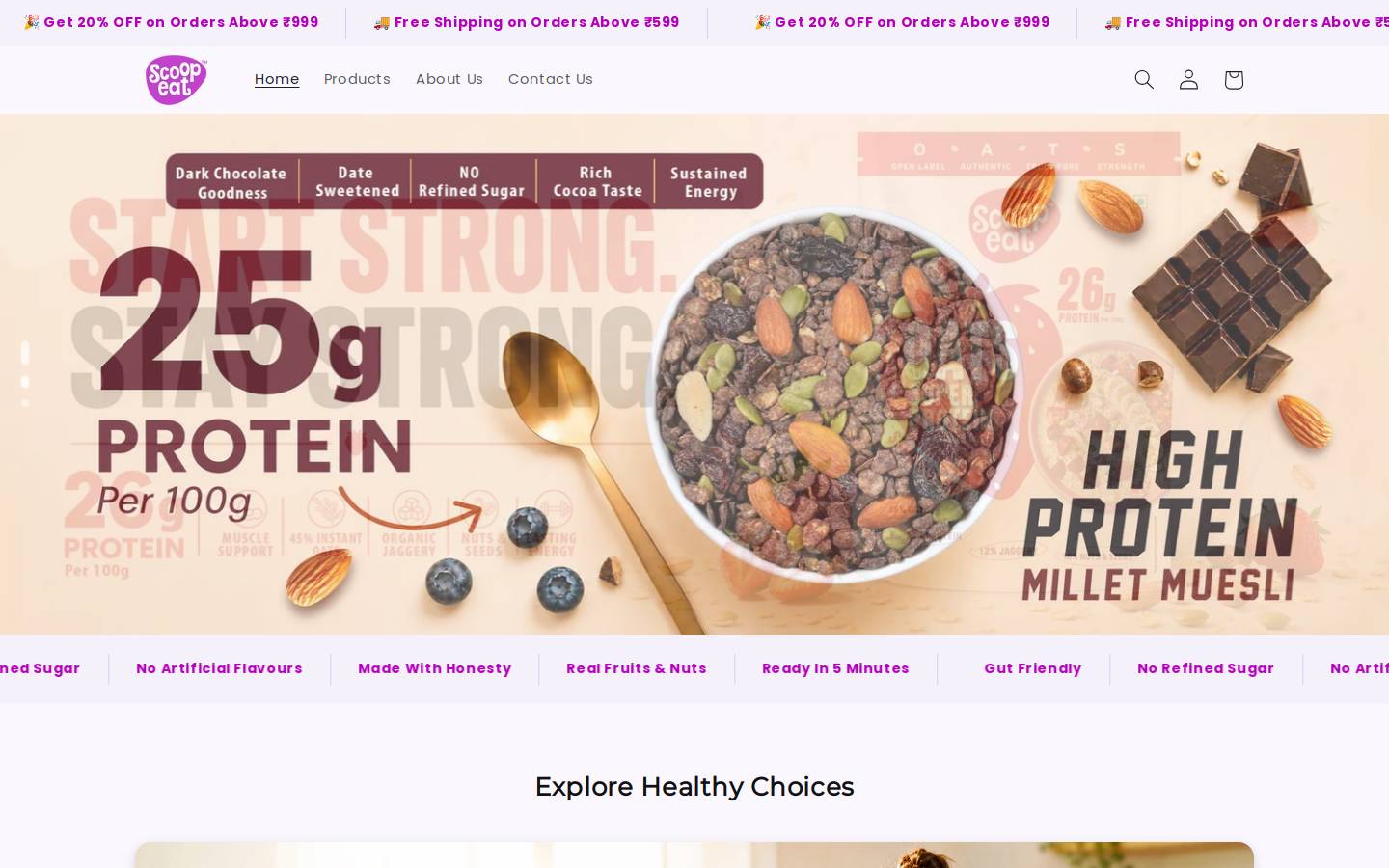 scoopeat.com homepage screenshot