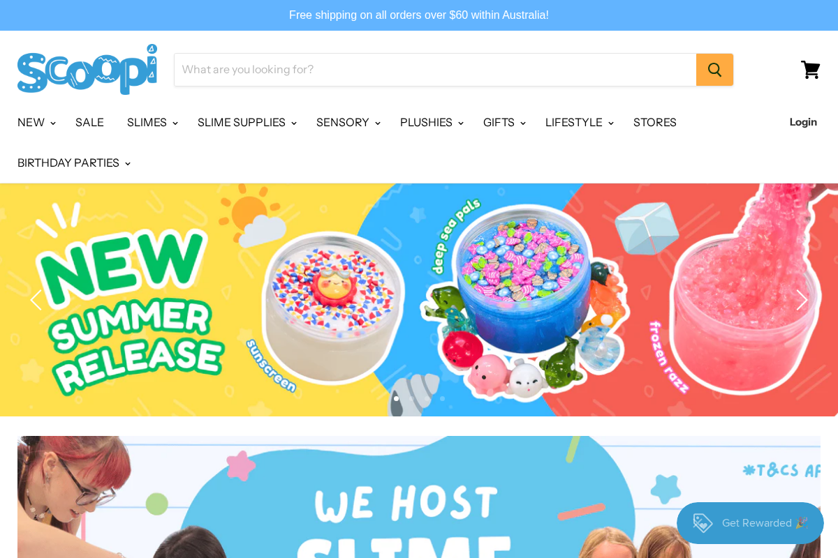 Scoopi homepage screenshot