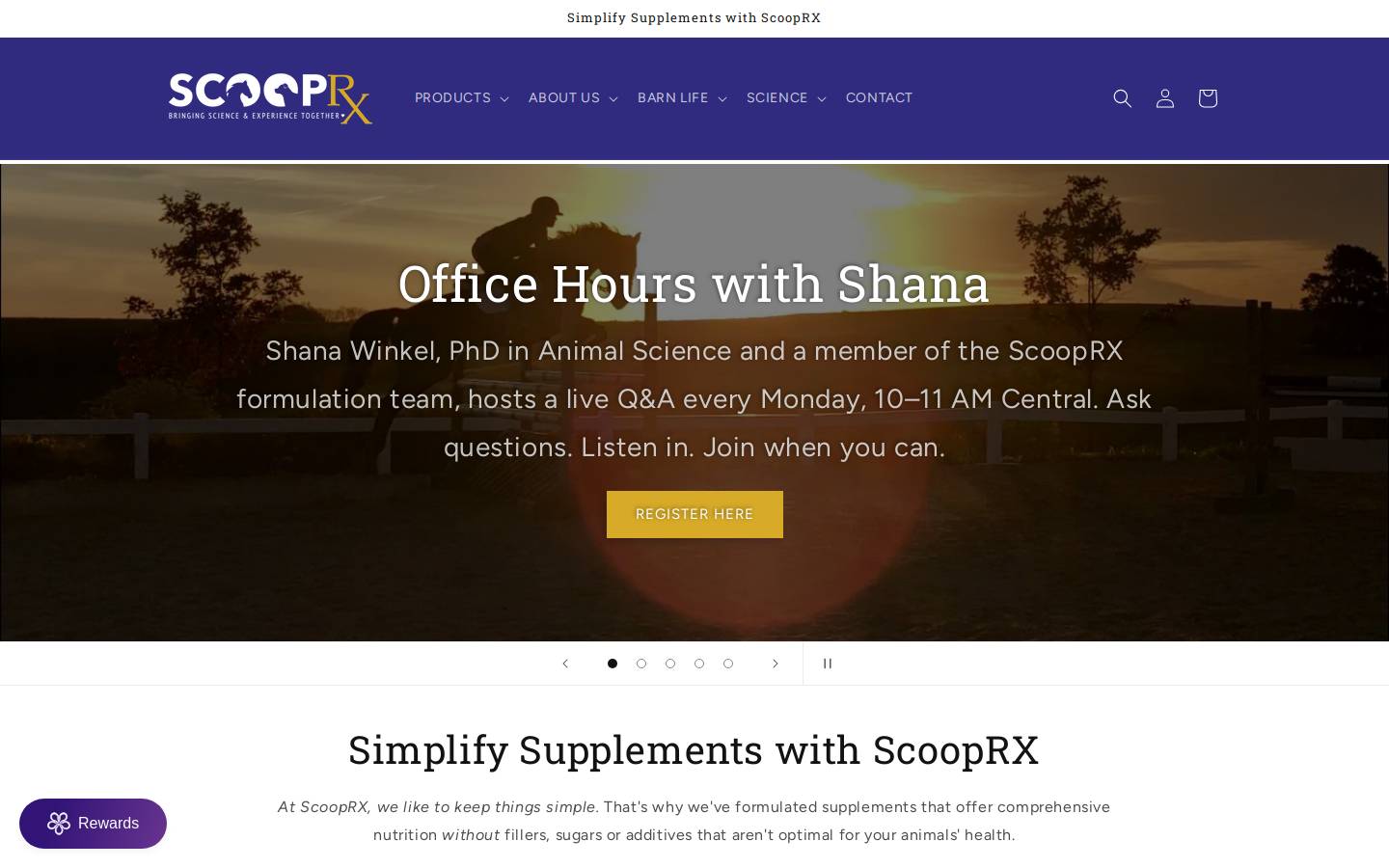 scooprx.com homepage screenshot