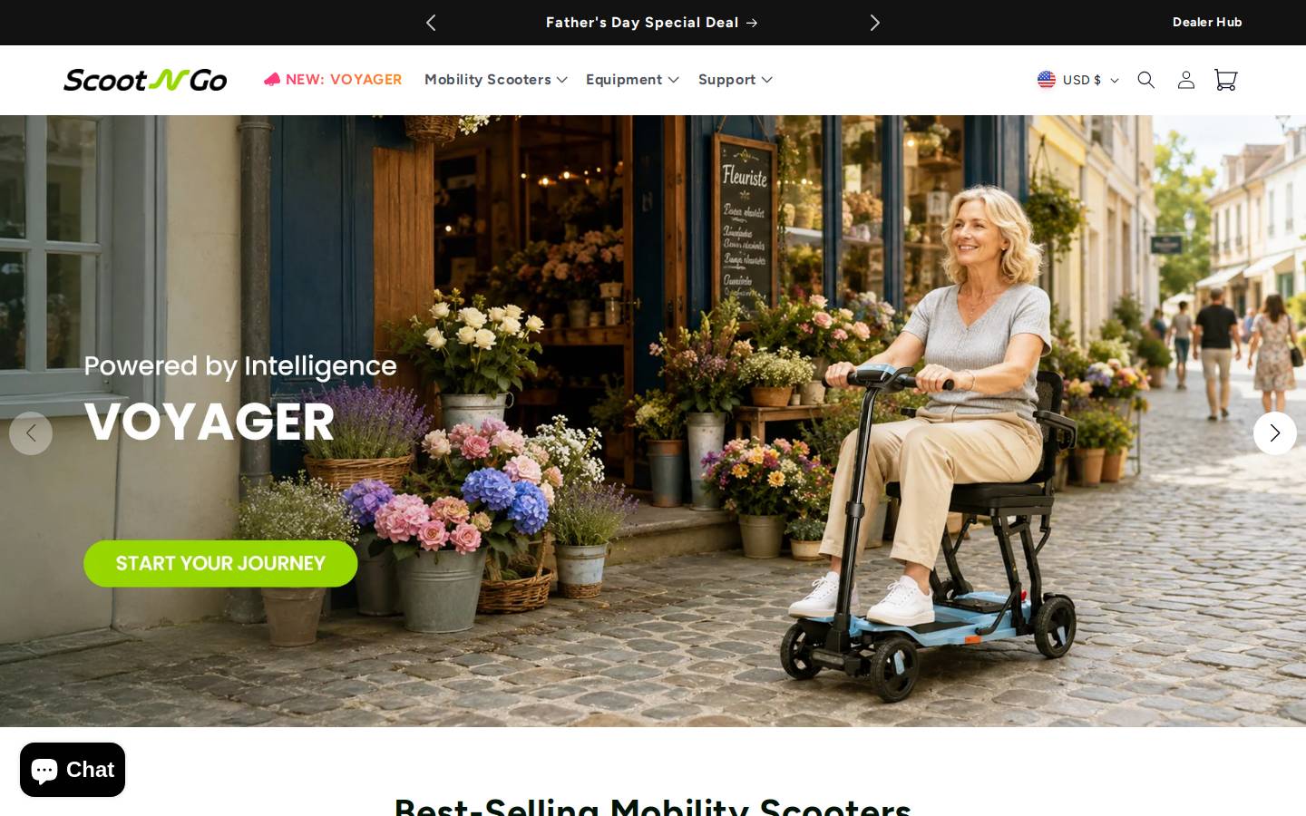 scootngo.com homepage screenshot