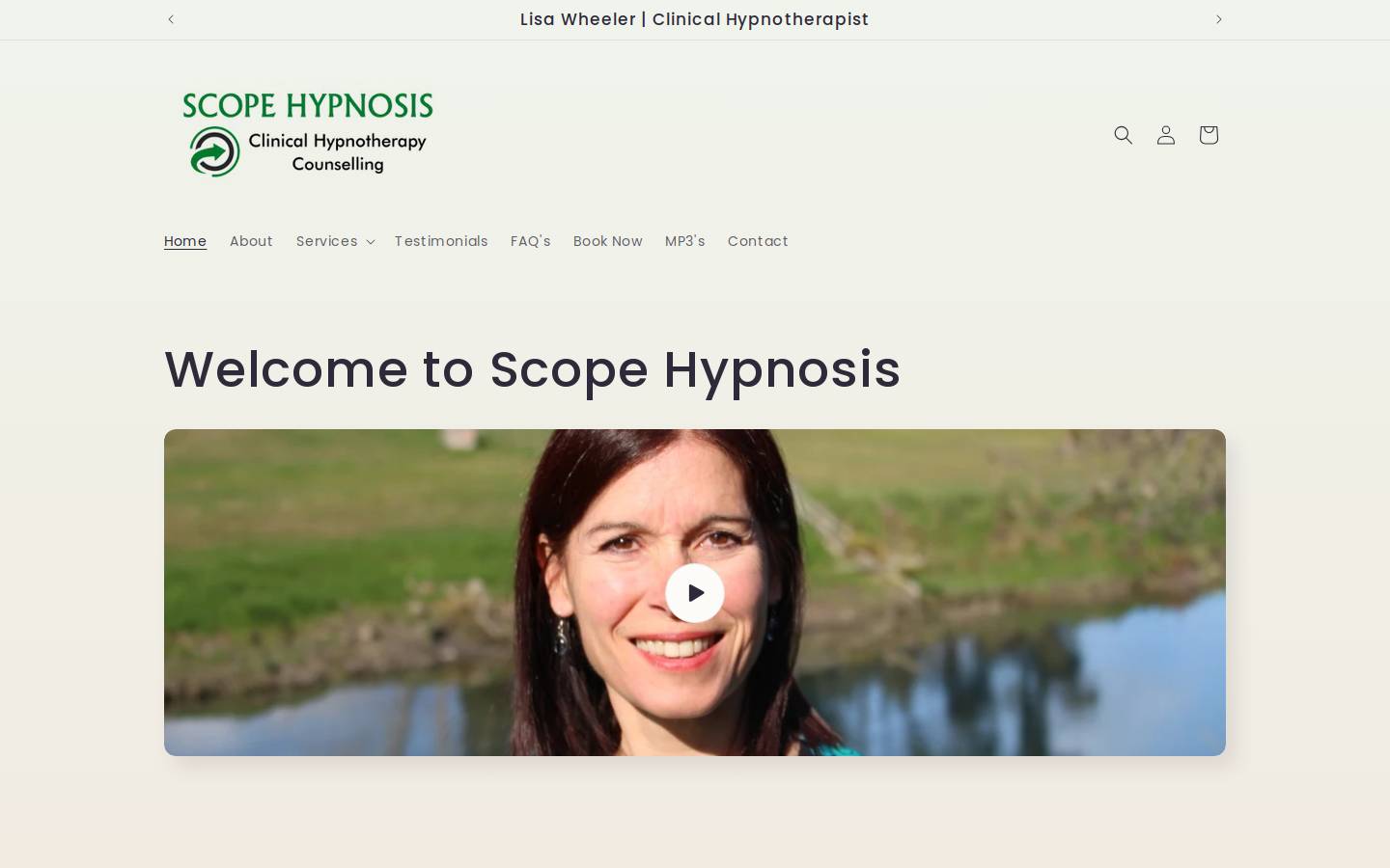 scopehypnosis.com homepage screenshot