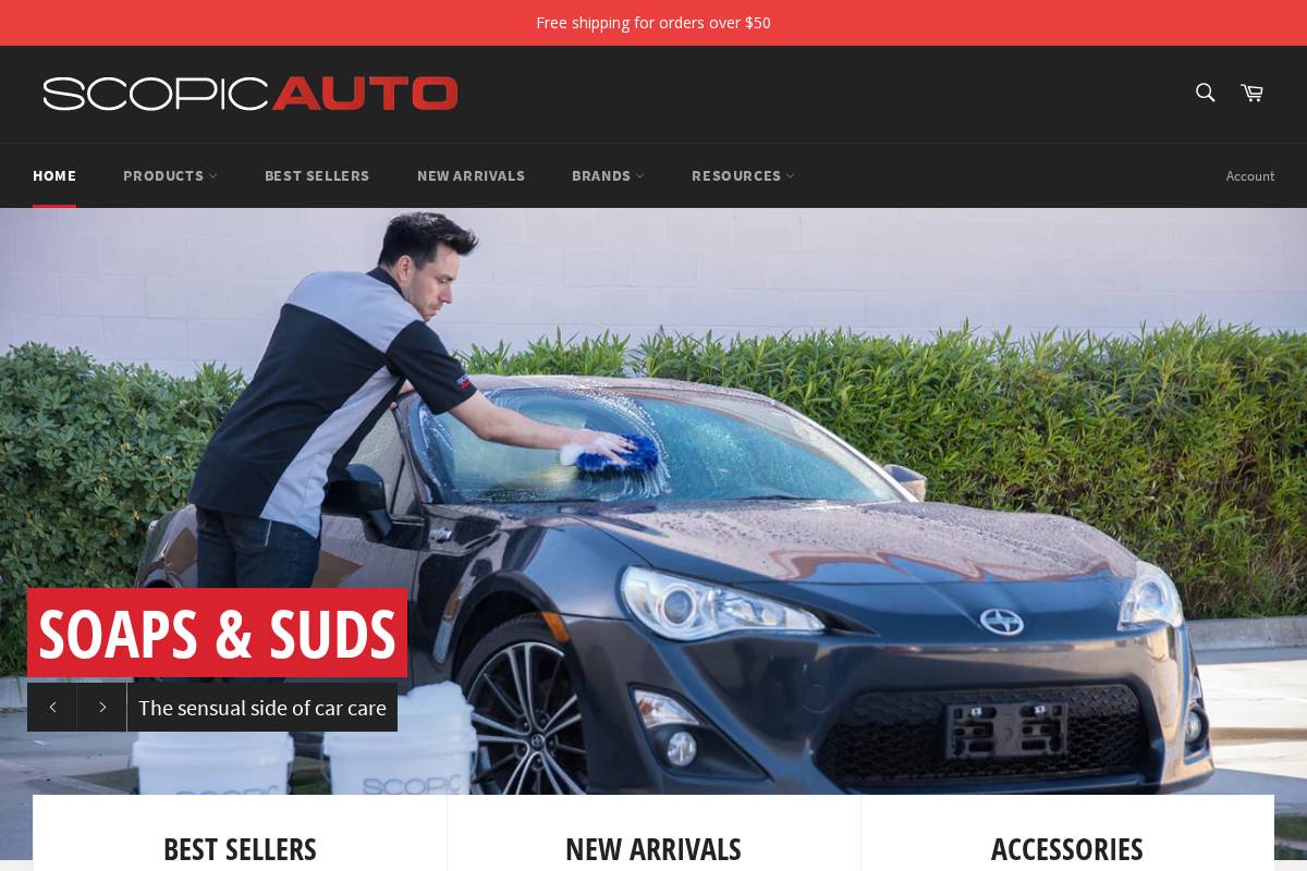 scopicauto.com homepage screenshot