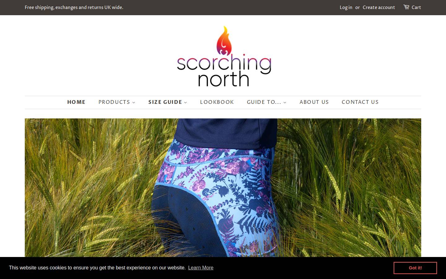 scorchingnorth.com homepage screenshot