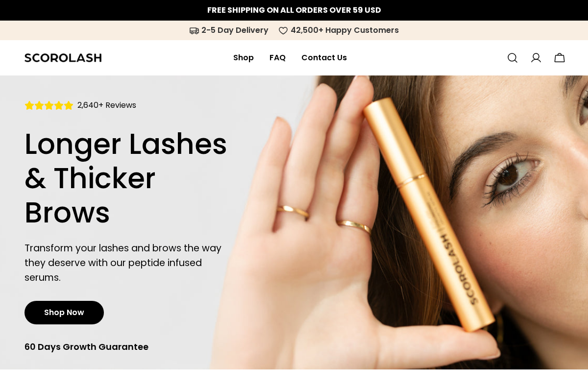 Scorolash homepage screenshot