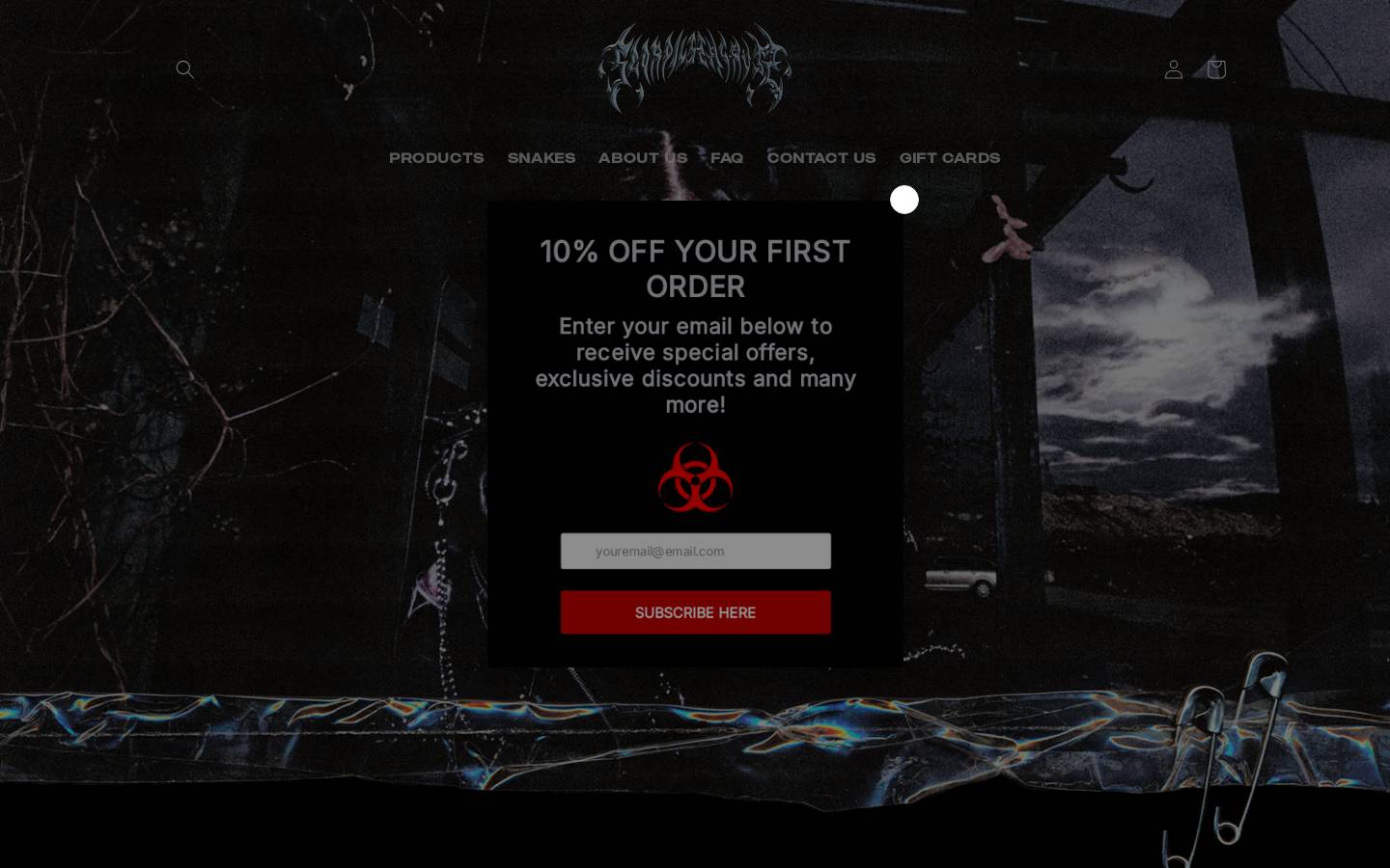 scorpius-sacrum.com homepage screenshot