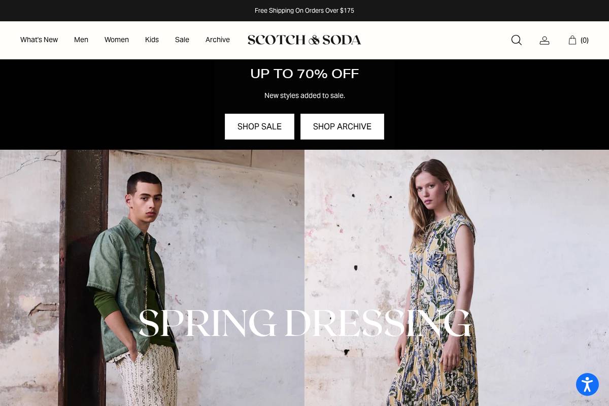 Scotchandsoda homepage screenshot