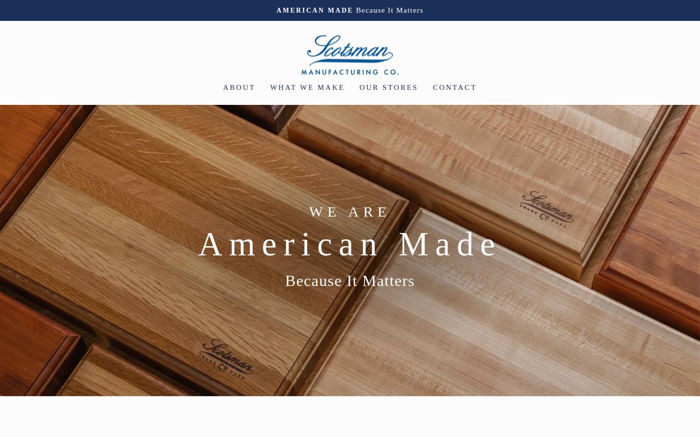 scotsmanmanufacturing.com homepage screenshot