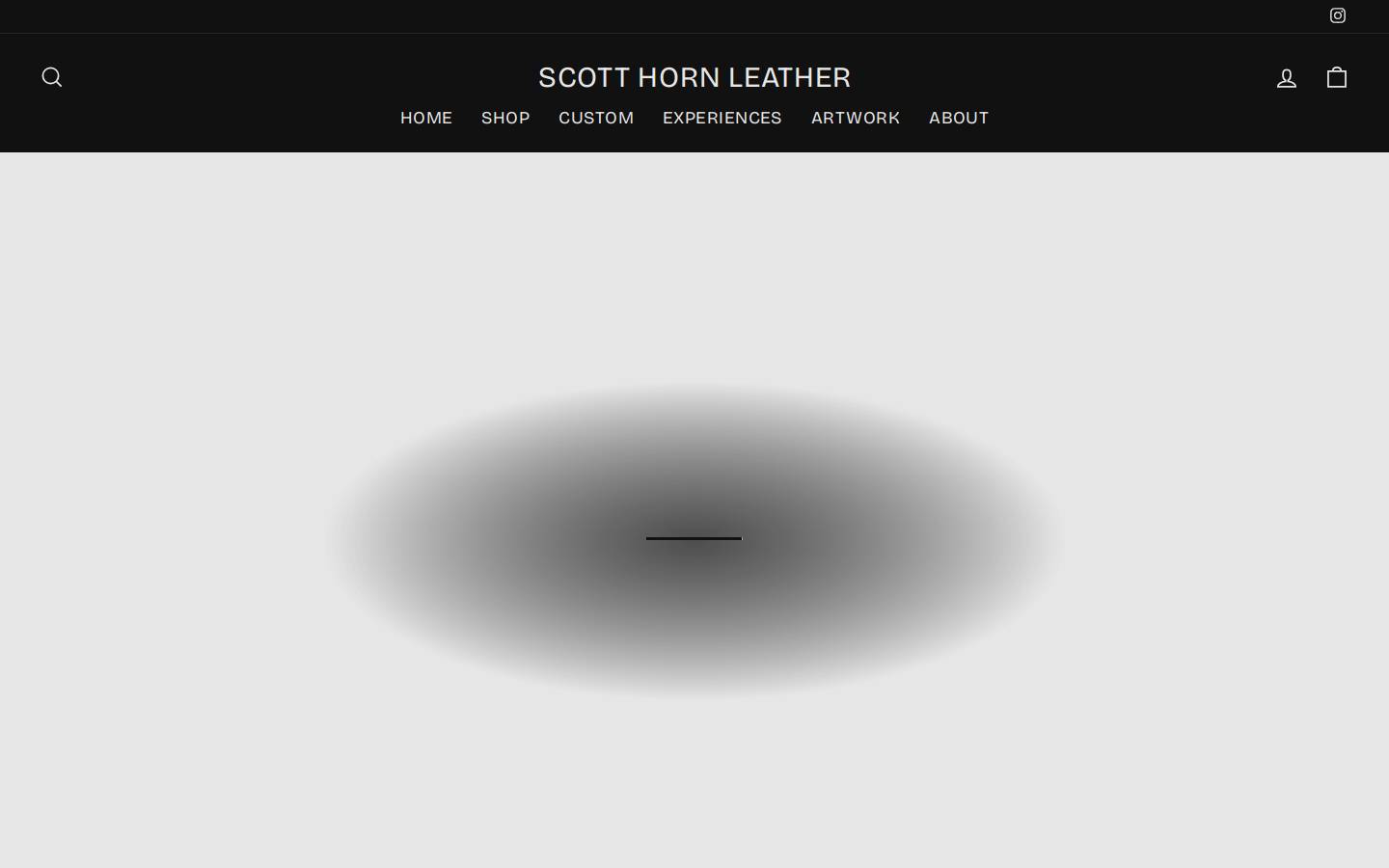 scotthornleather.com homepage screenshot