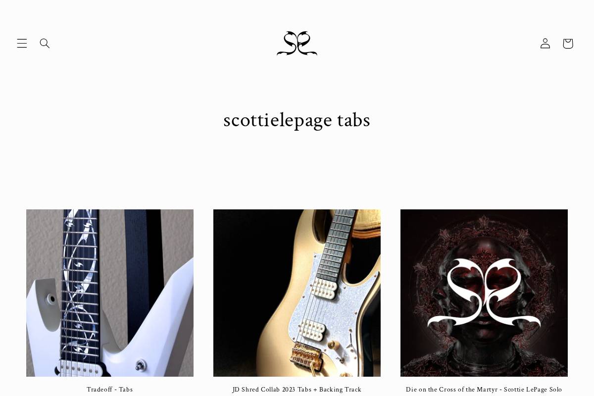 scottielepage.com homepage screenshot
