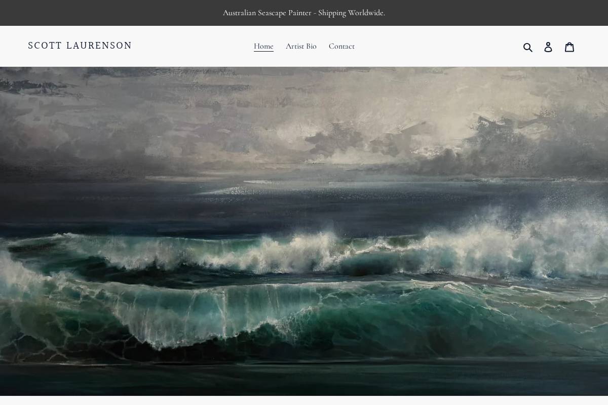 scottlaurenson.com homepage screenshot