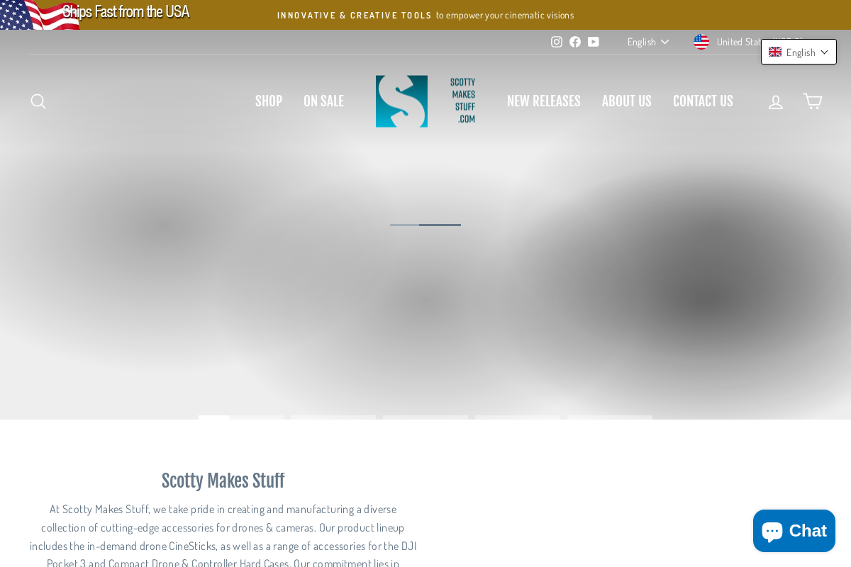 scottymakesstuff.com homepage screenshot