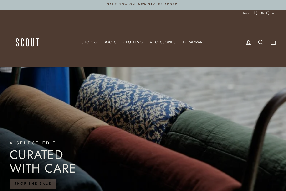 Scout Dublin homepage screenshot