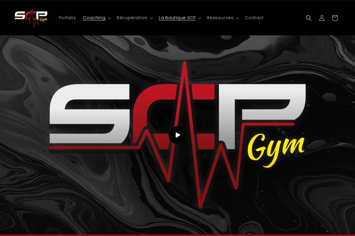 scpgym.com homepage screenshot