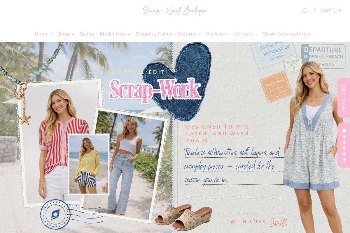 scrap-work.com homepage screenshot