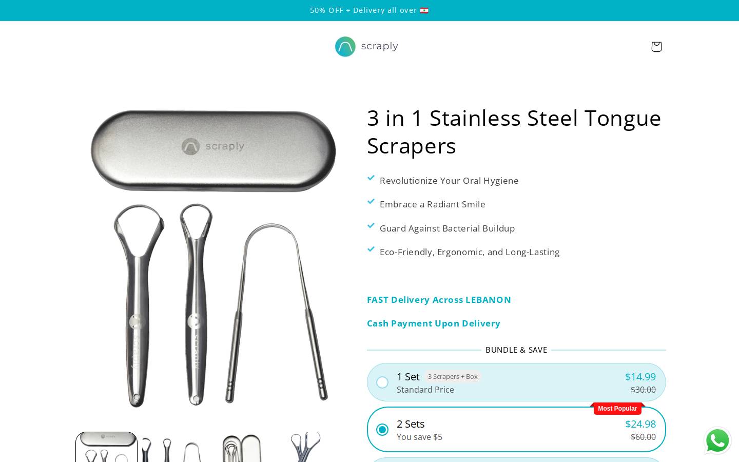 scraplylb.com homepage screenshot