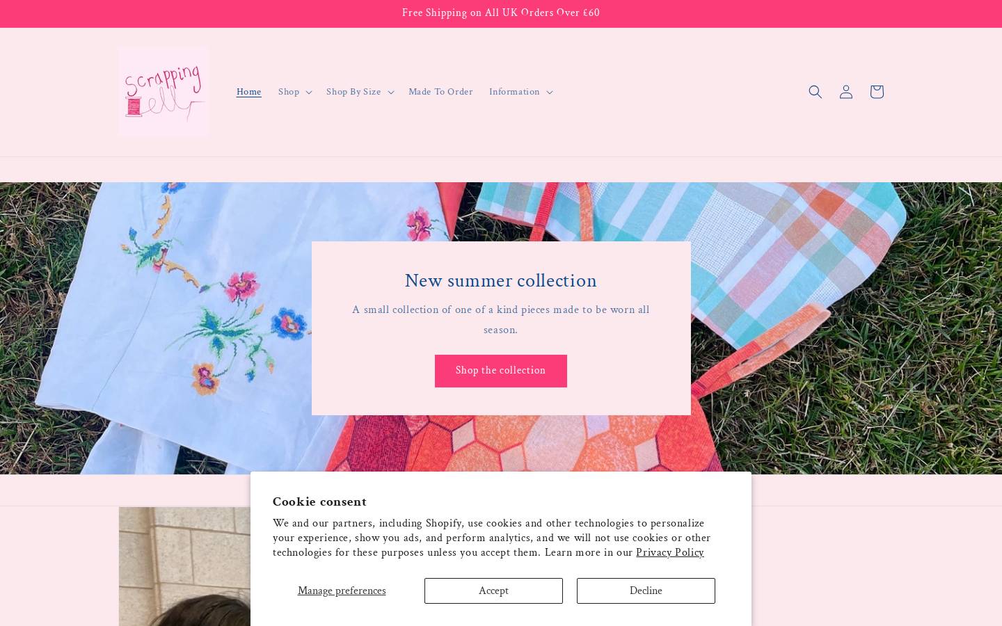 scrappingell.com homepage screenshot