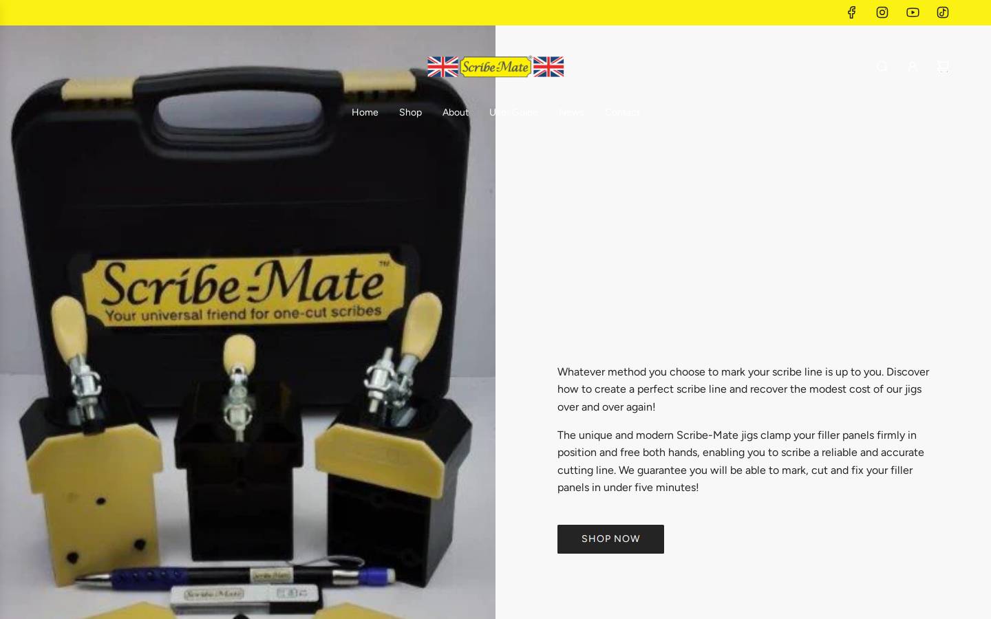 scribe-mate.com homepage screenshot