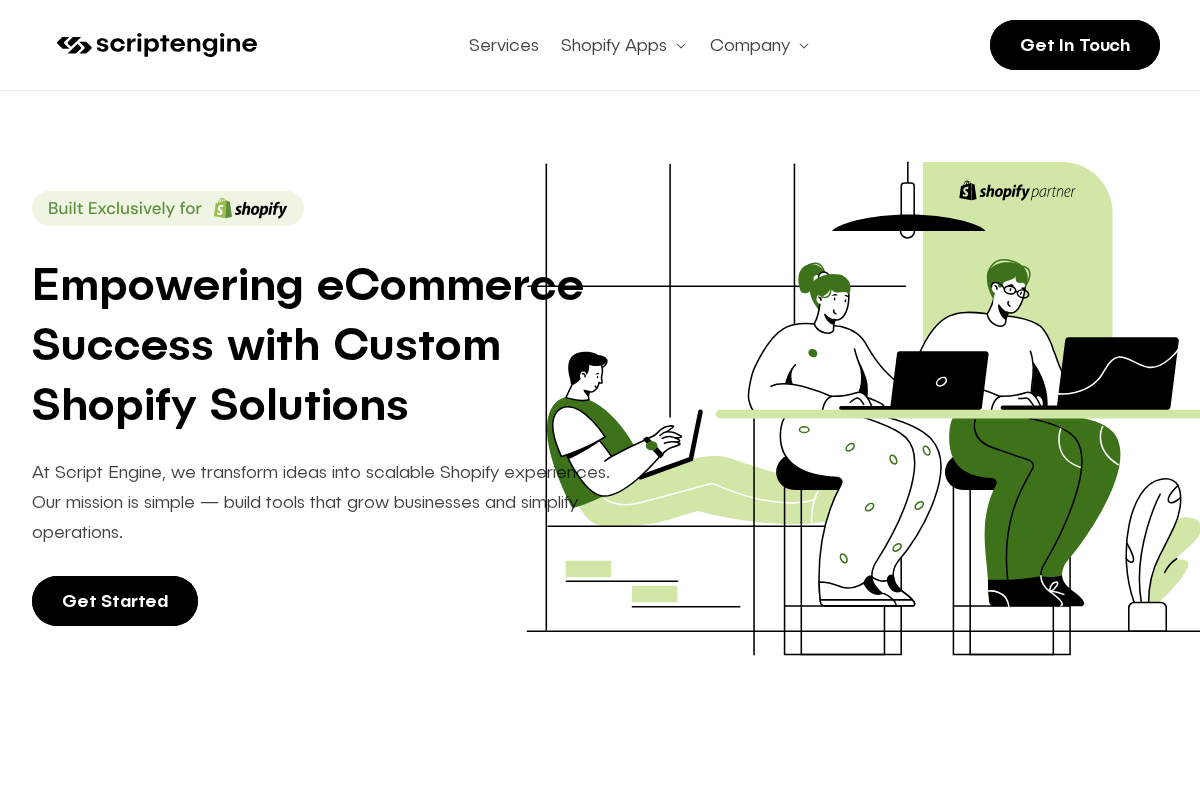 scriptengine.net homepage screenshot