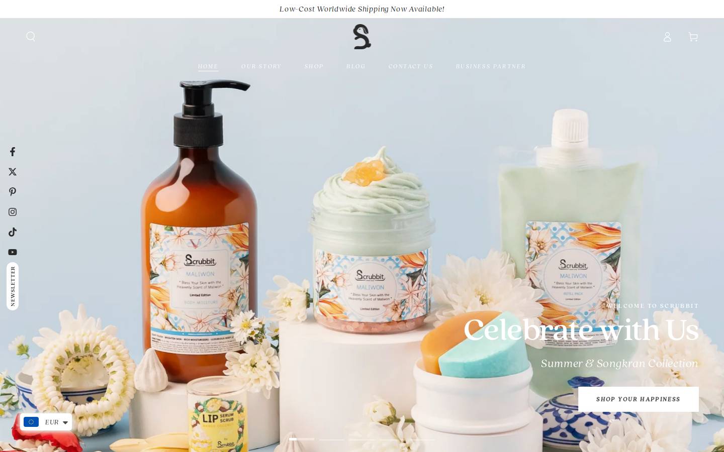 scrubbit.store homepage screenshot