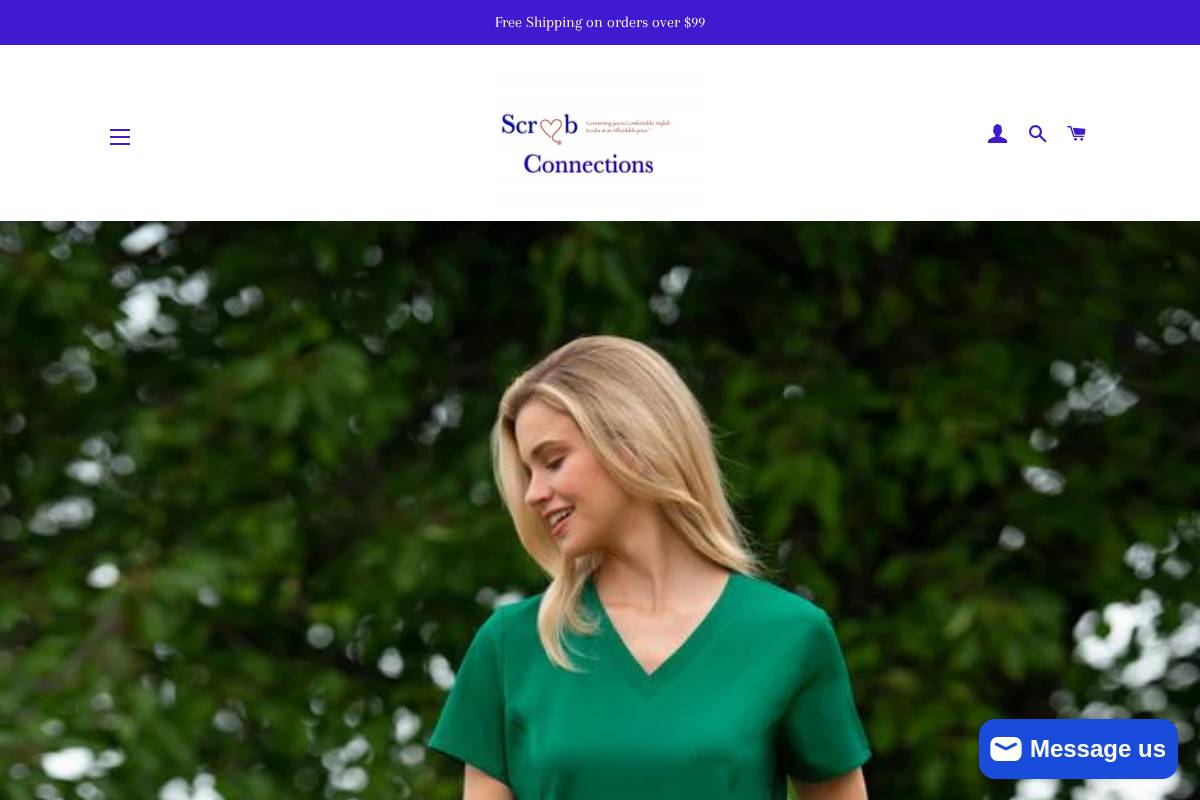 scrubconnections.com homepage screenshot