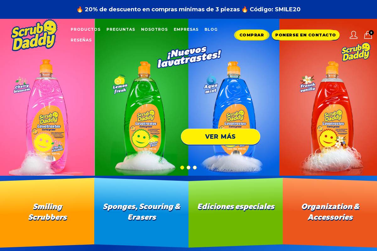 scrubdaddy.com homepage screenshot