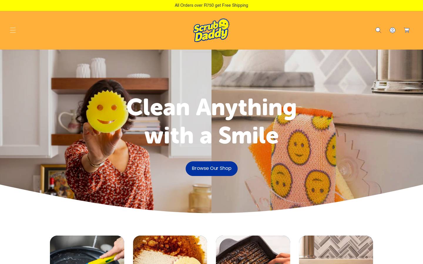 scrubmommy.co.za homepage screenshot