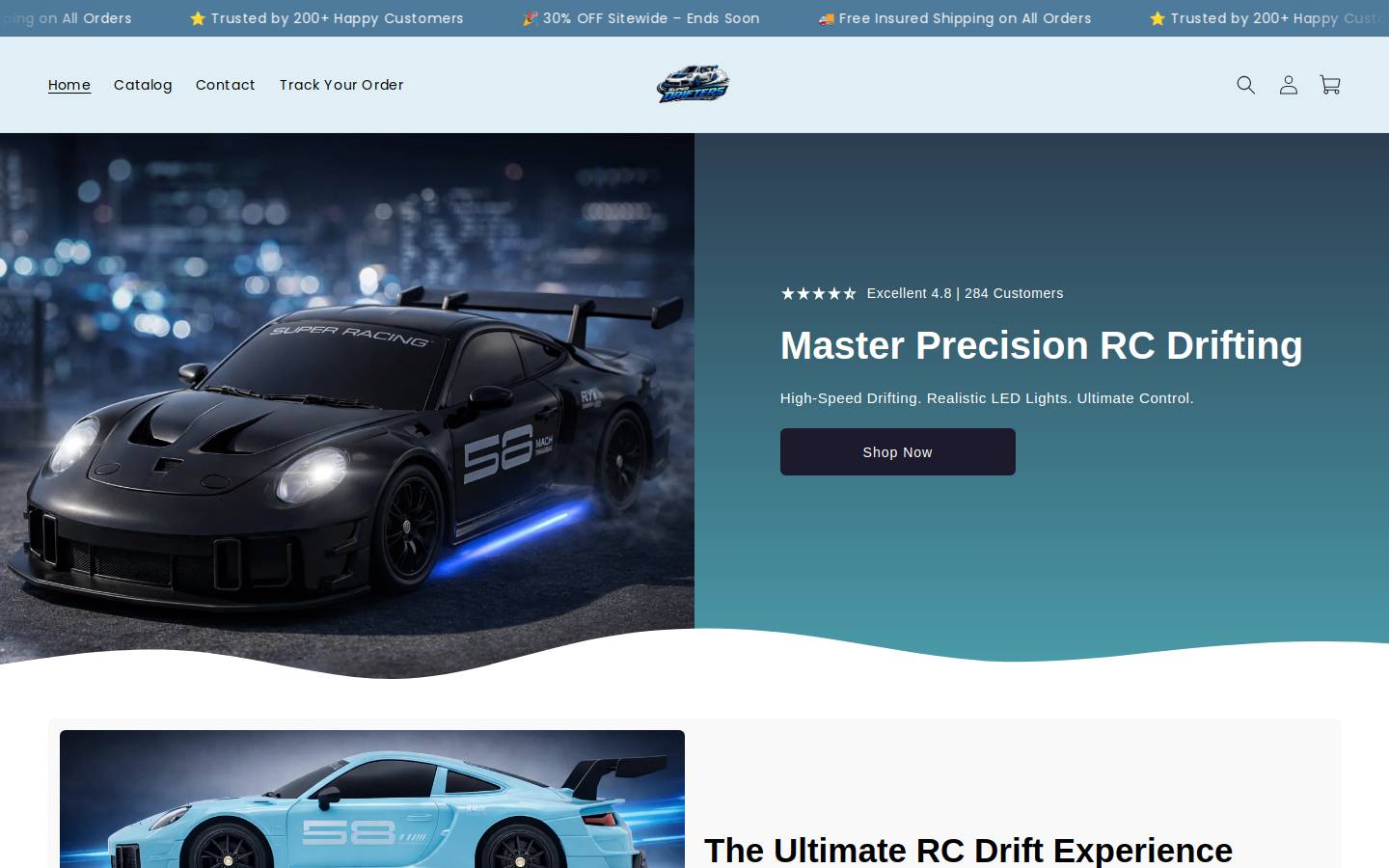 scrubrush.store homepage screenshot