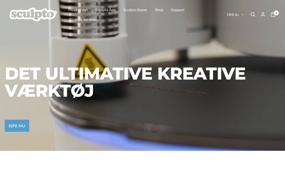 sculpto-shop.com homepage screenshot