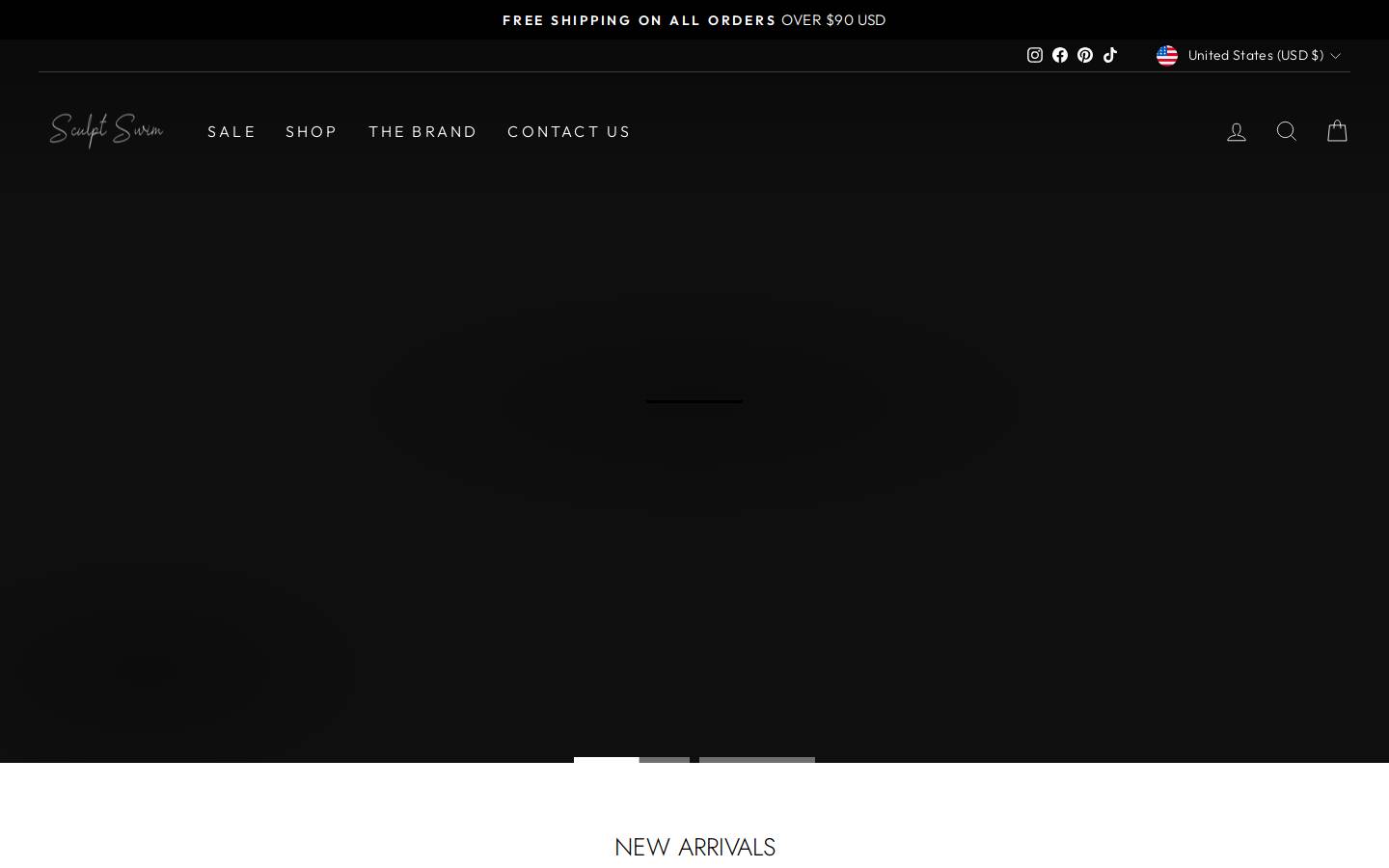 sculptswim.com homepage screenshot