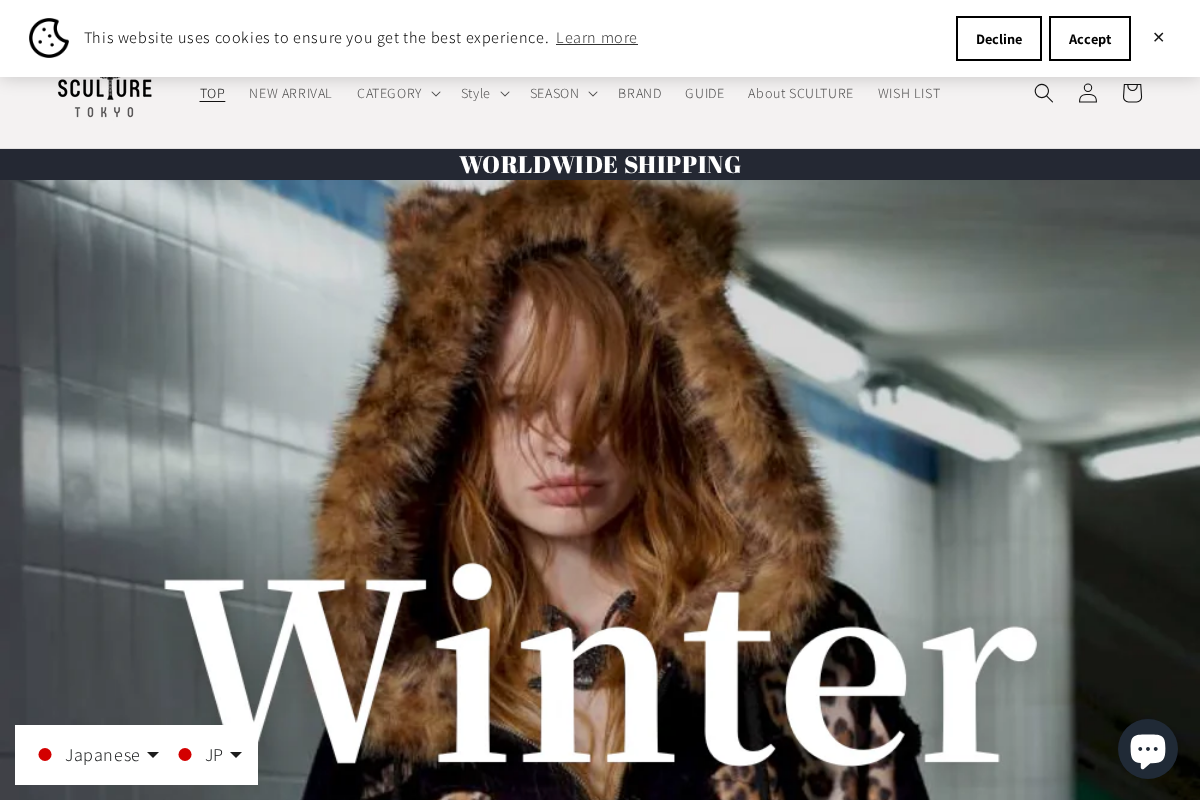 SCULTURE（エスカルチャー） homepage screenshot