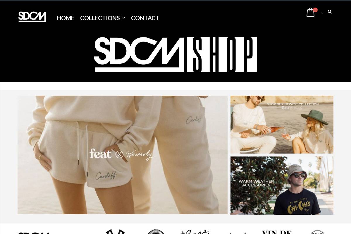 sdcm.shop homepage screenshot