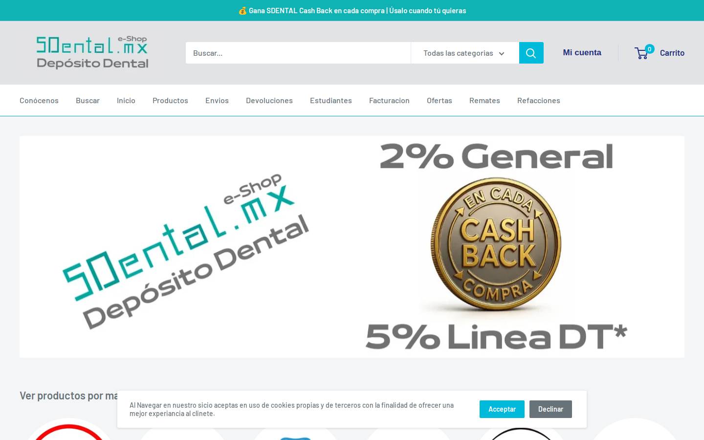 sdental.mx homepage screenshot